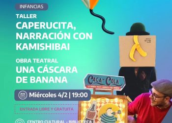 Actividad para el miércoles 4 de febrero en el Centro Cultural de Necochea