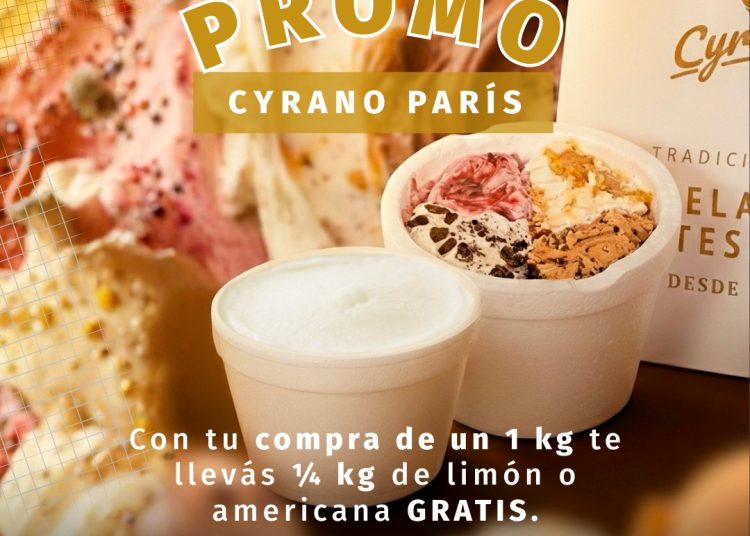 Cyrano París es, con sus helados, una de las atracciones en el centro de Necochea