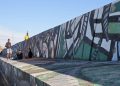 Comenzó la restauración del mural “Reflejos”, una obra emblema de la identidad portuaria de Necochea
