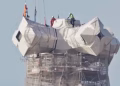 Barcelona: La Sagrada Familia colocó una pieza clave en las obras para la tan ansiada etapa final