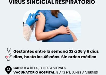 San Cayetano: VACUNA OBLIGATORIA PARA GESTANTES