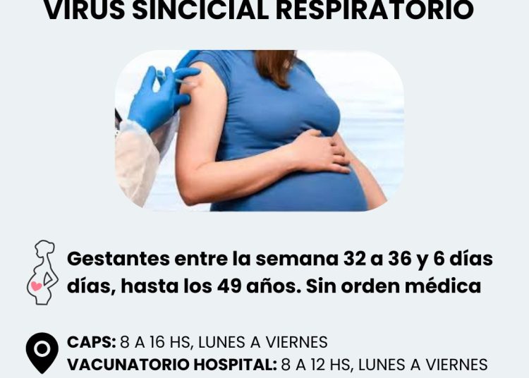 San Cayetano: VACUNA OBLIGATORIA PARA GESTANTES