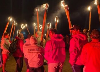 Este martes 17 los guardavidas de Necochea realizarán la ceremonia de las antorchas
