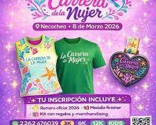 El domingo 8 de marzo se realizará la 14° edición de la Carrera de la Mujer