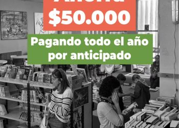 Invitación abonar en febrero la cuota anual en el CC y Biblioteca Popular Andrés Ferreyra