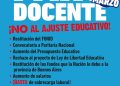 Docentes anunciaron un paro en la Provincia para el 2 de marzo y las clases no arrancan