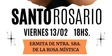 Se invita a rezar este viernes 13 a la Ermita en Bahía de los Vientos