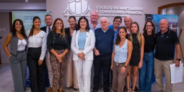 Fotos de la ceremonia de asunción de las nuevas autoridades del Colegio de Martilleros de Necochea
