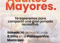 San Cayetano: encuentro de adultos mayores