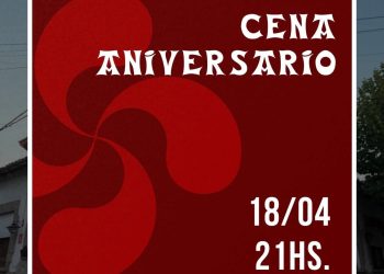 Cena aniversario con motivo del 81° aniversario del Centro Basko de Necochea