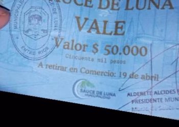 Un municipio de Entre Ríos debió entregar tickets para comida para poder completar los sueldos