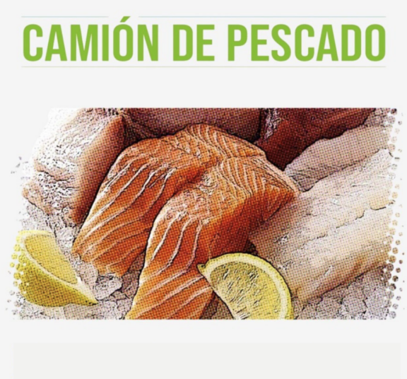 San Cayetano: LLEGA EL CAMIÓN DE PESCADO