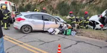 Cuatro muertos en un choque en el Abra de la Ventana