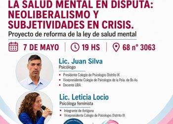 Nueva charla del ciclo “Construyendo Comunidad 2026” abordará la salud mental en el contexto actual
