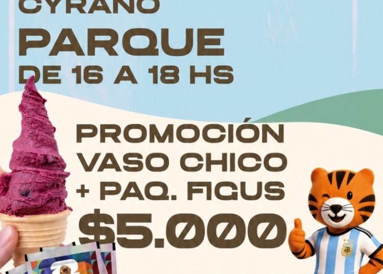 En Helados Cyrano invita a un gran encuentro comunitario de intercambio de figuritas en el Parque Miguel Lillo