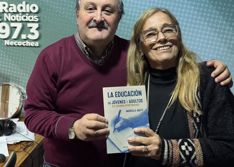 Marcela Abete presenta en Necochea un libro que reivindica la educación como segunda oportunidad