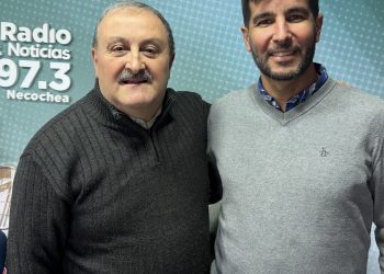 La preocupación por la erosión de sectores de la barranca del río, con una señal política desde el radicalismo local