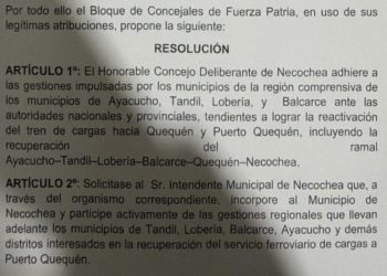 Temporada de resoluciones en el Concejo de Necochea